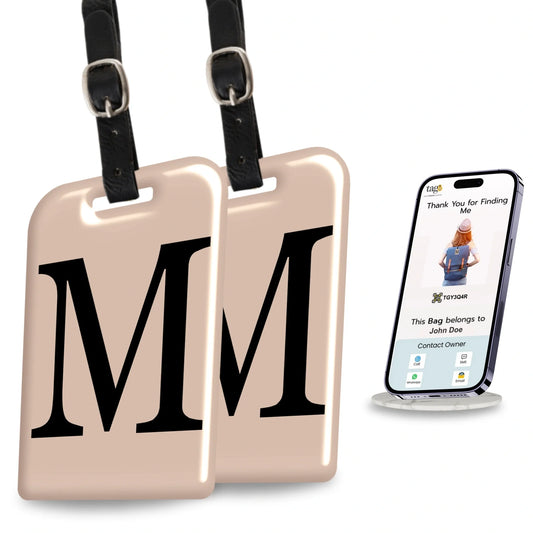 Initials Bag tag M  [pack 2]-0