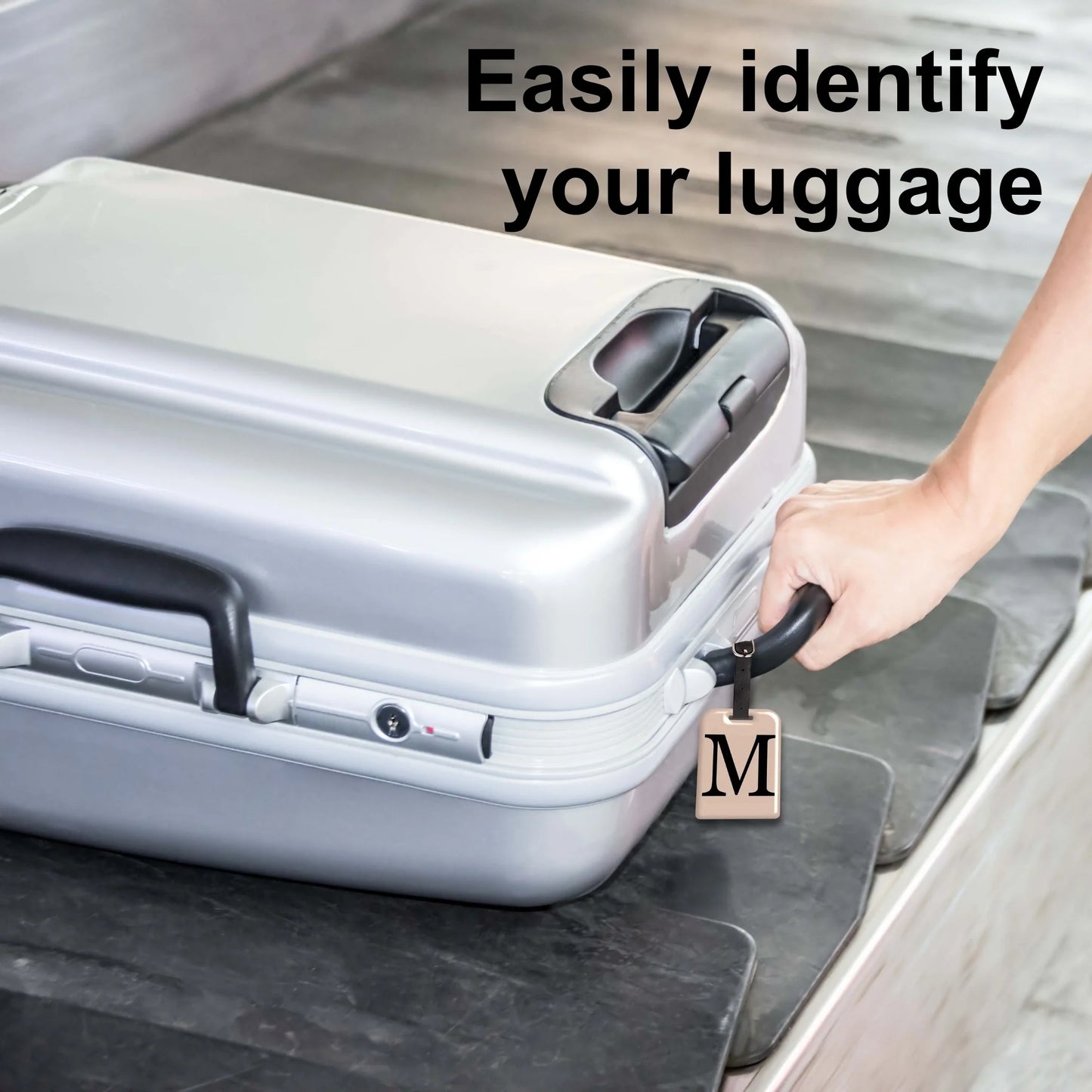 Initials Bag tag M  [pack 2]-2