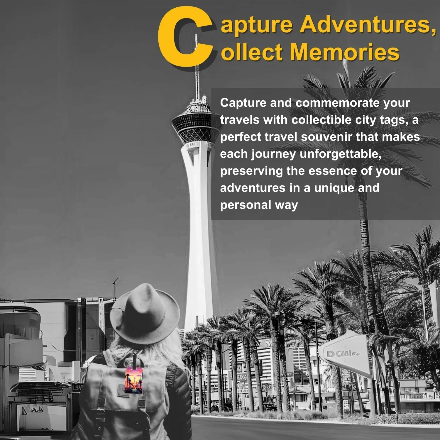 Smart Bag Security Tag - Las Vegas [Pack 2]-2